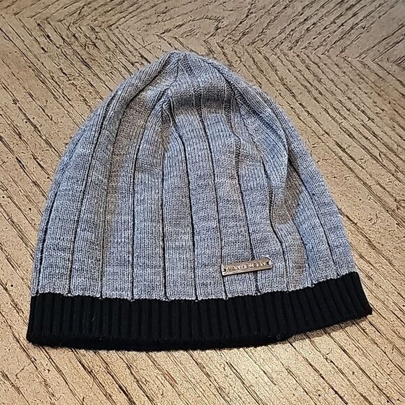 Mens gray and black beanie Van Heusen - Picture 1 of 4